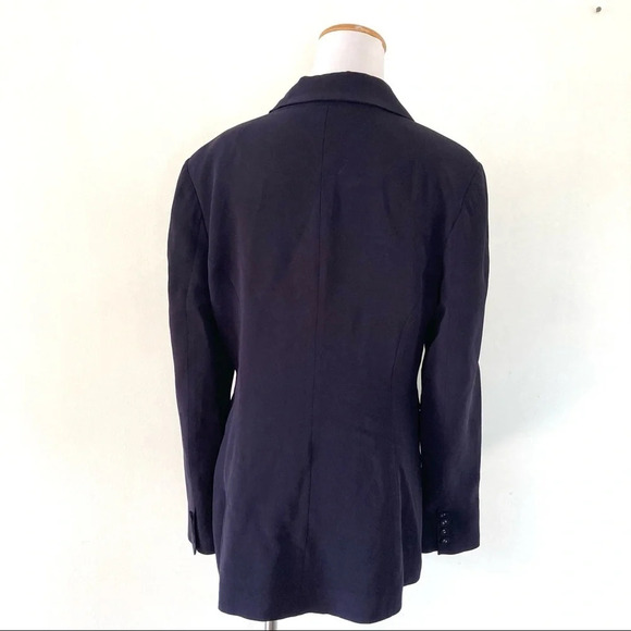 C/MEO COLLECTIVE Navy Blazer Double Breasted Medium - Picture 5 of 7